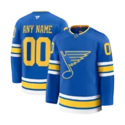 Men's St. Louis Blues Blue Alternate Premium Jersey