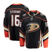 Men's Anaheim Ducks Black Home Breakaway Jersey - Image 4