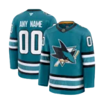 Men's San Jose Sharks Teal Home Premium Jersey