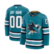 Men's San Jose Sharks Teal Home Premium Jersey