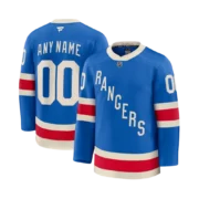 Men's New York Rangers Blue Centennial 2025 Stitched Limited Jersey