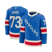 Men's New York Rangers Blue Centennial 2025 Stitched Limited Jersey - Image 4