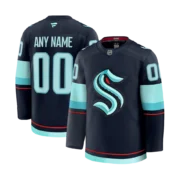 Men's Seattle Kraken Deep Sea Blue Home Premium Jersey
