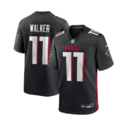Men's Atlanta Falcons Black Game Jersey - Image 3