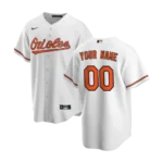 Men's Baltimore Orioles White Home Replica Jersey
