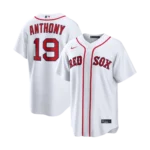 Men's Boston Red Sox White Home Replica Jersey