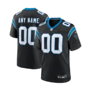 Men's Carolina Panthers Black Game Jersey