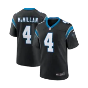 Men's Carolina Panthers Black Game Jersey - Image 3