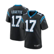 Men's Carolina Panthers Black Game Jersey - Image 4