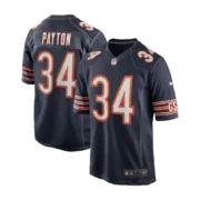 Men’s Chicago Bears Navy Game Jersey - Image 5