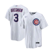 Men's Chicago Cubs White Home Replica Jersey