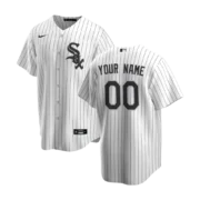 Men's Chicago White Sox White Home Replica Jersey