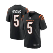 Men’s Cincinnati Bengals Black Game Jersey - Image 4