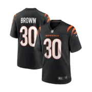Men’s Cincinnati Bengals Black Game Jersey - Image 5