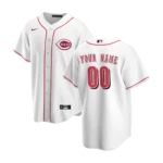 Men's Cincinnati Reds White Home Replica Jersey