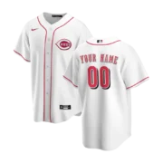 Men's Cincinnati Reds White Home Replica Jersey