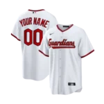 Men's Cleveland Guardians White Home Replica Jersey