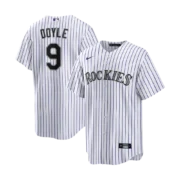 Men's Colorado Rockies White Home Replica Jersey - Image 4