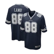 Men's Dallas Cowboys Navy Game Jersey - Image 4