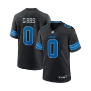 Men's Detroit Lions Black Alternate Jersey - Image 2