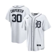 Men's Detroit Tigers White Home Replica Jersey