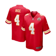 Men's Kansas City Chiefs Red Game Jersey - Image 5