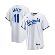 Men's Kansas City Royals White Replica Jersey - Image 3