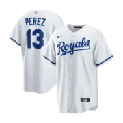 Men's Kansas City Royals White Replica Jersey - Image 5