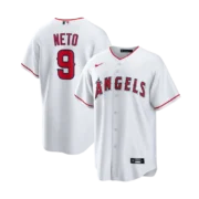 Men's Los Angeles Angels White Home Replica Jersey - Image 3