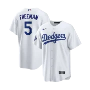 Men's Los Angeles Dodgers White Home Replica Jersey - Image 3
