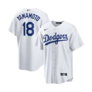 Men's Los Angeles Dodgers White Home Replica Jersey - Image 2