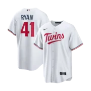 Men's Minnesota Twins White Home Replica Jersey - Image 2