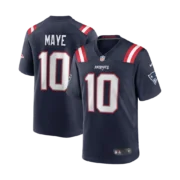 Men's New England Patriots Navy Game Jersey - Image 2