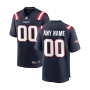 Men's New England Patriots Navy Game Jersey