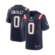 Men's New England Patriots Navy Game Jersey - Image 3