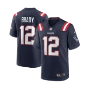 Men's New England Patriots Navy Game Jersey - Image 4