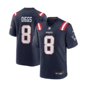 Men's New England Patriots Navy Game Jersey - Image 5
