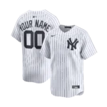 Men's New York Yankees White Home Replica Jersey