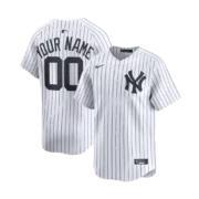 Men's New York Yankees White Home Replica Jersey