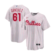 Men's Philadelphia Phillies White Home Replica Jersey - Image 5