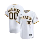 Men's Pittsburgh Pirates White Home Limited Jersey