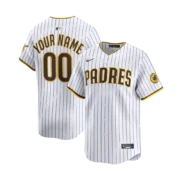 Men's San Diego Padres White Home Limited Jersey