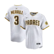 Men's San Diego Padres White Home Limited Jersey - Image 2