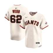 Men's San Francisco Giants Cream Home Replica Jersey - Image 4