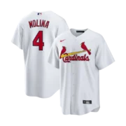 Men's St. Louis Cardinals White Home Replica Jersey - Image 3