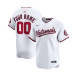 Men's Washington Nationals White Home Limited Jersey