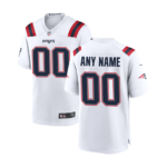 Men's New England Patriots White Game Jersey
