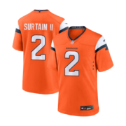 Men's Denver Broncos Orange Mile High Collection Game Jersey - Image 2