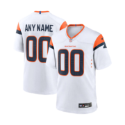Men’s Denver Broncos White Mile High Collection Game Jersey
