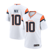 Men’s Denver Broncos White Mile High Collection Game Jersey - Image 2